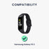 kwmobile Docking Station - Charging Charger Cable with Stand for Samsung Galaxy Fit 3 / Huawei Watch Fit 3 - Black