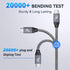16FT 3.2 2 2 8K@30Hz/4K@144Hz 20Gbps 3.1 240W ULT-WIIQ Nylon Braided USB C to USB C Gen x Video Cable for Monitor