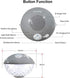Floating Pool Speakers with Colorful Lights, IPX7 Waterproof Bluetooth Speaker for Pool, Crystal Clear Sound for Outdoor