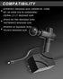 VHBW Charger Replacement for Opove M3 Pro Massage Gun, Compatible with Opove G3 Pro Massage Power Cord