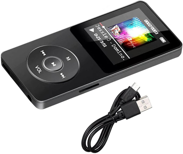 MOUDOAUER MP4/MP3 Player with Bluetooth, Lossless Sound with FM Radio, Supports up to