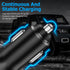 2Pack 60W USB Car Charger, Fast Charging Cigarette Lighter Adapter with 2 Ports, Type C Mini Car Charger for iPhone