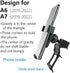 Car Phone Holder for 2019-2024 Audi A6 A7 S6 RS6 S7 RS7 Allroad, Auto Accessories Navigation Bracket