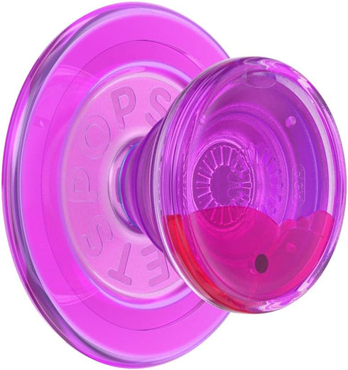 PopSockets Round Phone Grip Compatible with MagSafe, Adapter Ring Included, Wireless Charging Compatible Phone Holder