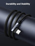 UGREEN 90 Degree USB to USB C Cable, 1.6FT Fast Charging for iPhone 15, Samsung Galaxy S10, Pixel 7, LG G8, Switch.