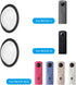 PULUZ Lens Guard PC Protective Lens Cover Case for Ricoh Theta SC2 / S/V Spherical Cameras Accessories Case Sticky Lens Protector