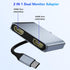 Closs 2 4K@60Hz 4K@30Hz. USB C to Dual HDMI Adapter, Docking Station Dual Monitor, Type C to HDMI Splitter