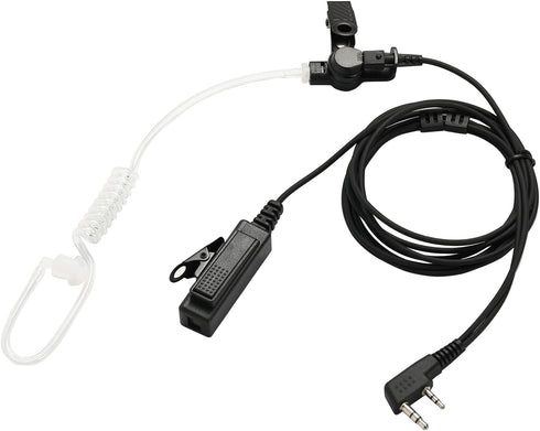 Compatible with Baofeng UV-5R BF-F8HP UV-82 Radios Earpiece, Kenwood 2 Pin Two Way Radio Headset Walkie Surveillance