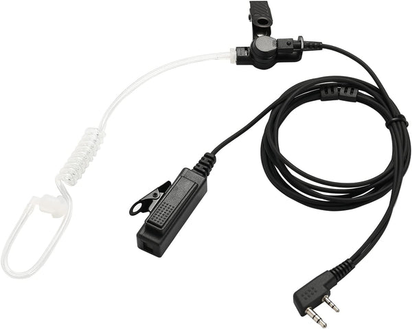 Compatible with Baofeng UV-5R BF-F8HP UV-82 Radios Earpiece, Kenwood 2 Pin Two Way Radio Headset Walkie Surveillance