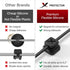 Magnetic Cable Holders X-Protector 6 PCS - Premium Self-Adhesive Cable Clips for Car and Desk Cord Management (Black)