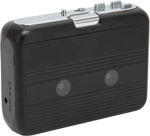 Portable Cassette Player - Bluetooth Tape Player FM Radio Stereo Cassette Tape Player/Recorder with Headphone, Auto