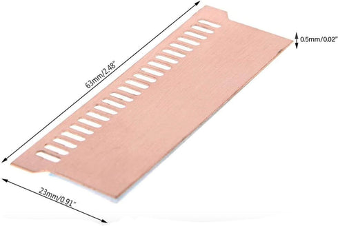 Easycargo Laptop Memory Heatsink Kit, Copper Heat Sink + Thermal Conductive Adhesive Tape for DDR5 DDR4 DDR3 SODIMM