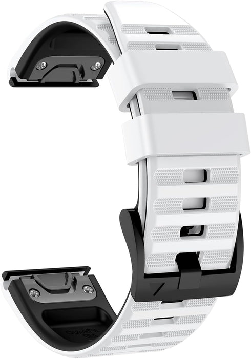 OVERSTEP Compatible with Garmin Fenix 7 Band, 22mm Wide Soft Replacement Strap for Fenix 5, 6, 7 Smart Watch