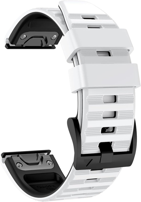 OVERSTEP Compatible with Garmin Fenix 7 Band, 22mm Wide Soft Replacement Strap for Fenix 5, 6, 7 Smart Watch
