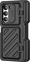 Heavy Duty Case for Samsung Galaxy Z Fold 5 - Rugged Shockproof Full Protective Cover with S Pen Holder