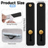 2 Pcs Universal Phone Loop Finger Holder, Portable Grip Strap for Phone Case, Suitable for Most Mobile Phones (Black)