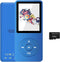 imkavery 128GB MP3 Player with Bluetooth 5.2, Portable Blue Music Player for Kids