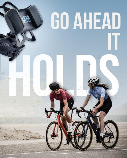 Bike & Motorcycle Phone Mount for iPhone 14 Pro (13, 12, SE, Plus/Max), Galaxy S22 or Any Cell Phone - Universal