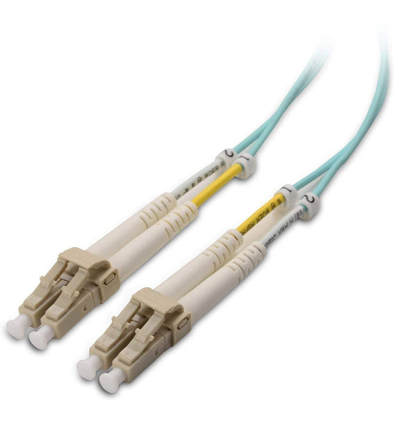 Cable Matters 40Gb OFNP Plenum Rated Multimode Duplex 50/125 OM3 Fiber Cable - LC to LC, 23ft / 7m