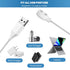 Fertile Rain 6MM 2026 2.6ft Magnetic Charger New USB DC Magnetic Charger Cable, Replacement Oval Base Charging Cord