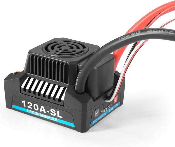 Irfora 120A Brushless ESC with 4-6S 5A/5.8V BEC for 3660/3670/3674 Brushless Motor 1/8