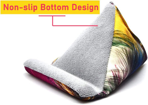 Fabric Phone Stands, Handmade Phone Pillow Holder for iPhone X & 13, Colorful Bean Bag Cushion for Desk