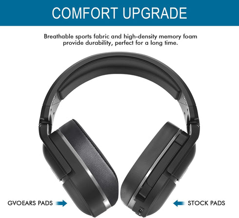 GVOEARS Cooling Gel Ear Pads for Turtle Beach Stealth 700 Gen 2 / Gen 2 MAX Wireless Gaming Headset, Black Replacement