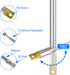 BINGFU 6 65cm (2-Pack) Sections Telescopic AM FM Antenna Portable Radio Antenna Replacement Compatible with Indoor