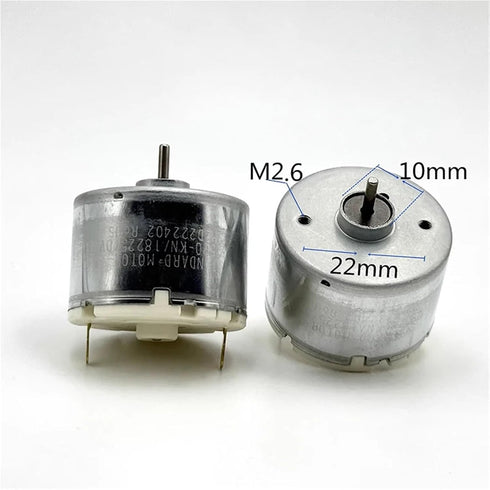 ACOSBKK RC520-KN/18225 5V 6V 9V 12V 8500RPM 32mm Standard Motor Mini Diameter Carbon Brush Motor DIY Sweeper Robot Toy