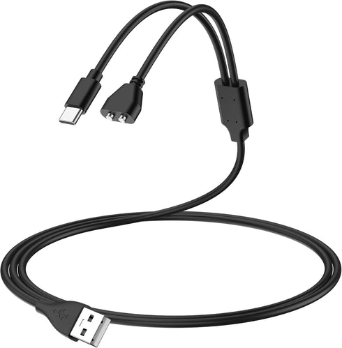 Vanjua Charger for Delupet/Yawpet/Jugbow Dog Training Collar and Remote, 2-in-1 USB C and