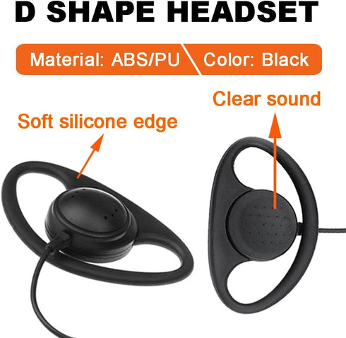 Walkie Talkie Earpiece for Motorola XPR 6350 6550 7350 7550e, APX 4000 6000 7000 8000, XiR P8200 8260 8268 Headset