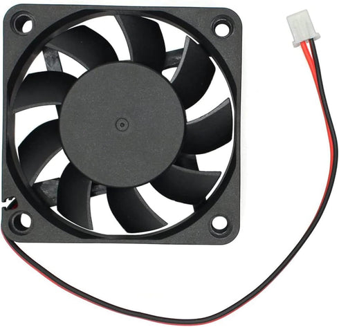 60mm x 60mm x 15mm 6015 12V DC 0.10A Ball Bearing Brushless Cooling Fan, 2pin AV-F6015MB UL TUV