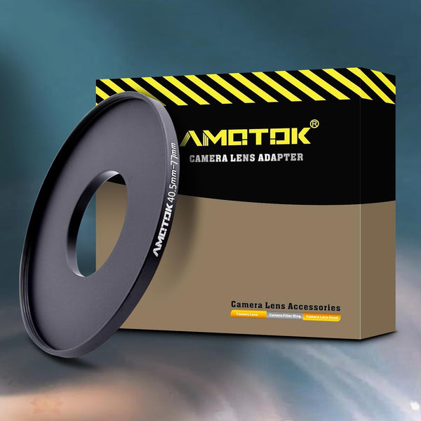 40.5mm to 77mm Camera Lens Adapter, Step Up Ring Adapter for All 77mm Filter Accessories