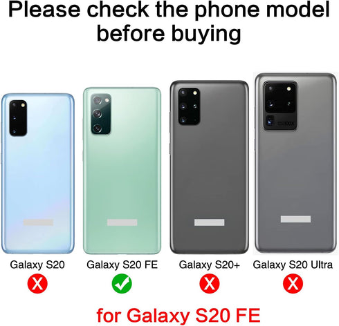 2PCS Galaxy S20 FE Back Rear Camera Lens Glass Replacement, ASDAWN for Samsung Galaxy
