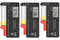 3PCS Digital LCD Battery Tester Checker for AA AAA 1.5V 3.7V 1.2~4.8V 9V Batteries, Household Battery Life Level Testers
