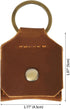 Jack&Chris Genuine Leather SD Card Holder Keychain, Anti-Shock Anti-Dust SD Card Case, Portable Camera Accessories