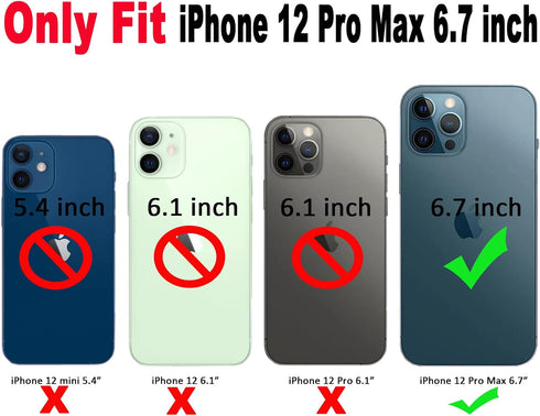 Qokey Compatible with iPhone 12 Pro Max 6.7 inch 2020 Flower Cute Fashion Design Soft TPU Shockproof Cover