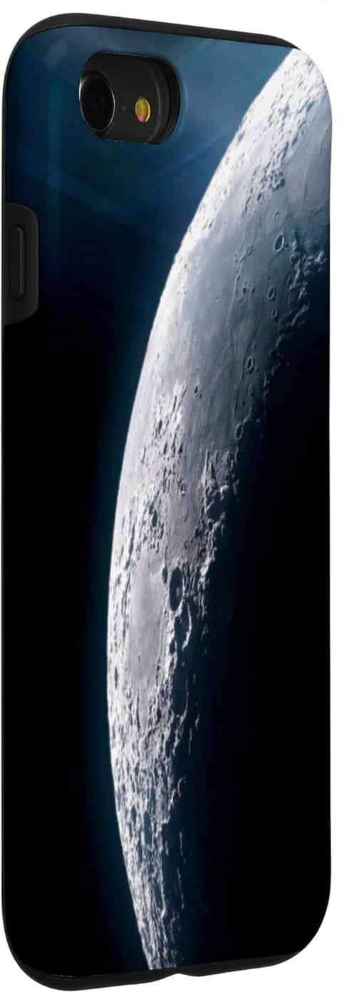 Beautiful Moon Photo Phone Case for iPhone SE (2020), 7, 8 - Side Of Moon Space Photography Design