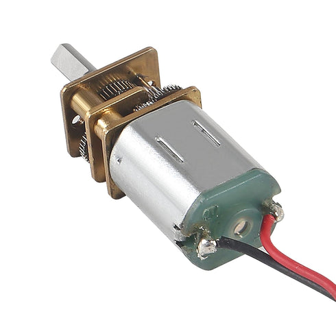 DIANN 10pcs N20 3V-6V 1.25mm 2 Mini Micro Gear Motor DC Slow Speed Full Metal Gearbox Motor with Pin Connector for DIY