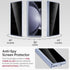 Samsung Galaxy Z Fold 5 Case by Miimall: Ice Blue, with Privacy Screen Protector, Kickstand & Magnetic Hinge Protection.