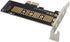 Cablecc Low Profile PCI-E 3.0 x4 Lane to M.2 NGFF M-Key SSD Adapter Card