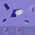 JSJT PBT Keycaps, Multi-Coloured Translucent Side Printed Keycap Set, 124 Keys Cherry Profile for Mechanical Keyboards