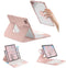 GOOVEN Keyboard Cover for iPad 10th Generation 10.9 Inch/iPad 10, with Touchpad, 360° Rotating Stand, Magnet Detachable