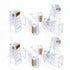 Cat5e RJ45 Modular Plugs, 8P8C UTP Ethernet Crimp Connectors, Gold-Plated Contacts (100 Pack)