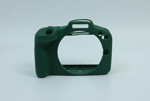 R100 Camera Case, BMAOLLONGB Fullbody Thin Lightweight Silicone Cover for Canon Eos R100, Green
