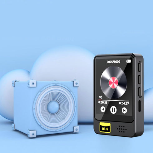 MP3 Player with Bluetooth 5.0, HiFi Lossless Sound MP3 Spotify Player, 1.77 Inch Streaming MP3 MP4 Player with FM,