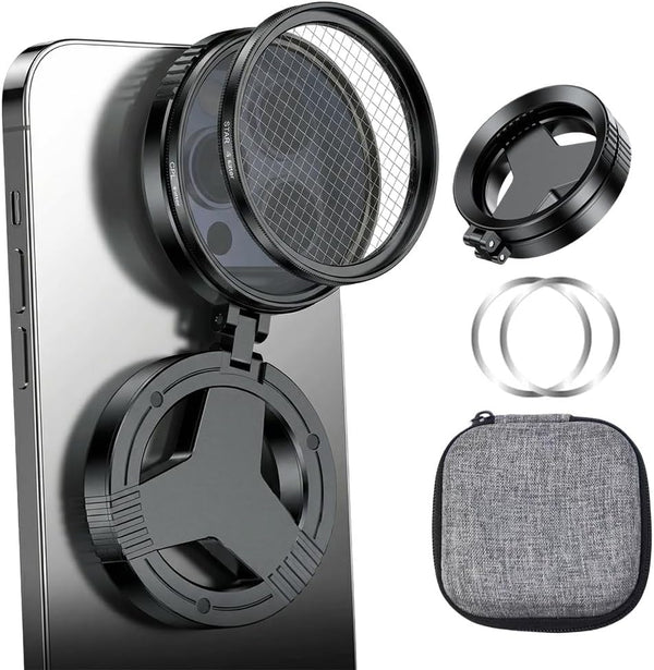 Generic Magnetic CPL Phone Camera Filter Kit, 2026 New Quick Mount Polarizing Filter,