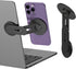 CloudValley Magnetic Laptop Phone Holder, 360 Rotating Mount Compatible with iPhone MagSafe and