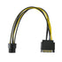 SATA 15 Pin to 6 Pin Video Card GPU Power Supply Cable, 8.6inch 22cm (1 Pack)