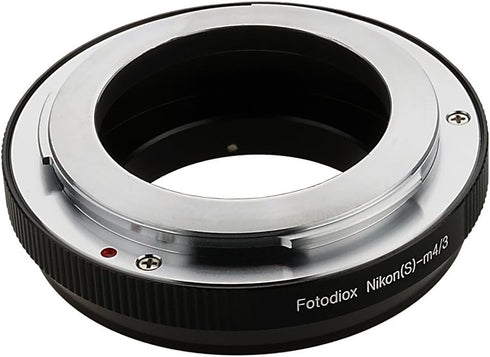 M4/3) Fotodiox Lens Mount Adapter for Nikon Nikkor S, Contax RF, or Kiev Rangefinder External Bayonet Lenses to Micro